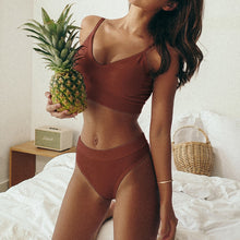 Load image into Gallery viewer, Wireless bralette underwear set