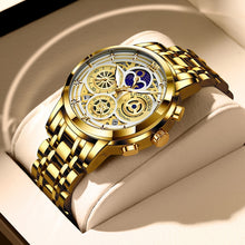 Load image into Gallery viewer, LIGE New Women's Gold Watch