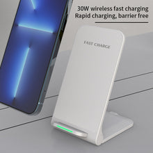 Load image into Gallery viewer, 30W Wireless Charger Stand Pad for iPhone & Samsung S21 S20