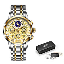 Load image into Gallery viewer, LIGE New Women's Gold Watch
