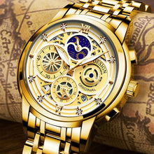 Load image into Gallery viewer, LIGE New Women's Gold Watch