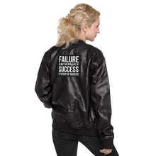 Load image into Gallery viewer, Leather Bomber Jacket