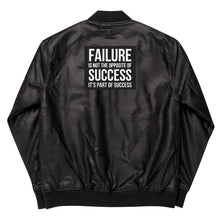Load image into Gallery viewer, Leather Bomber Jacket