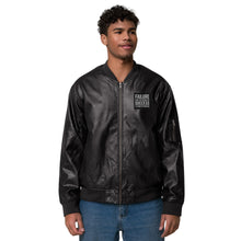Load image into Gallery viewer, Leather Bomber Jacket