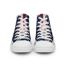 Load image into Gallery viewer, Men’s high top canvas shoes