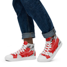 Load image into Gallery viewer, Men’s high top canvas shoes