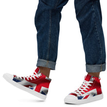 Load image into Gallery viewer, Men’s high top canvas shoes