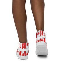 Load image into Gallery viewer, Women’s high top canvas shoes