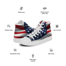 Load image into Gallery viewer, Women’s high top canvas shoes
