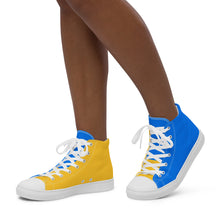 Load image into Gallery viewer, Women’s high top canvas shoes