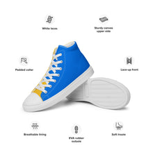 Load image into Gallery viewer, Women’s high top canvas shoes