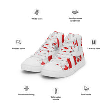 Load image into Gallery viewer, Women’s high top canvas shoes