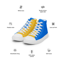 Load image into Gallery viewer, Women’s high top canvas shoes