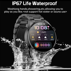 LIGE Bluetooth Men's watch for Android