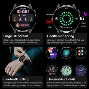 LIGE Bluetooth Men's watch for Android