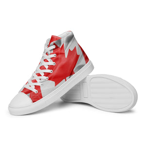 Men’s high top canvas shoes