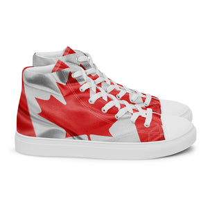 Men’s high top canvas shoes