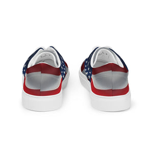 Women’s lace-up canvas shoes